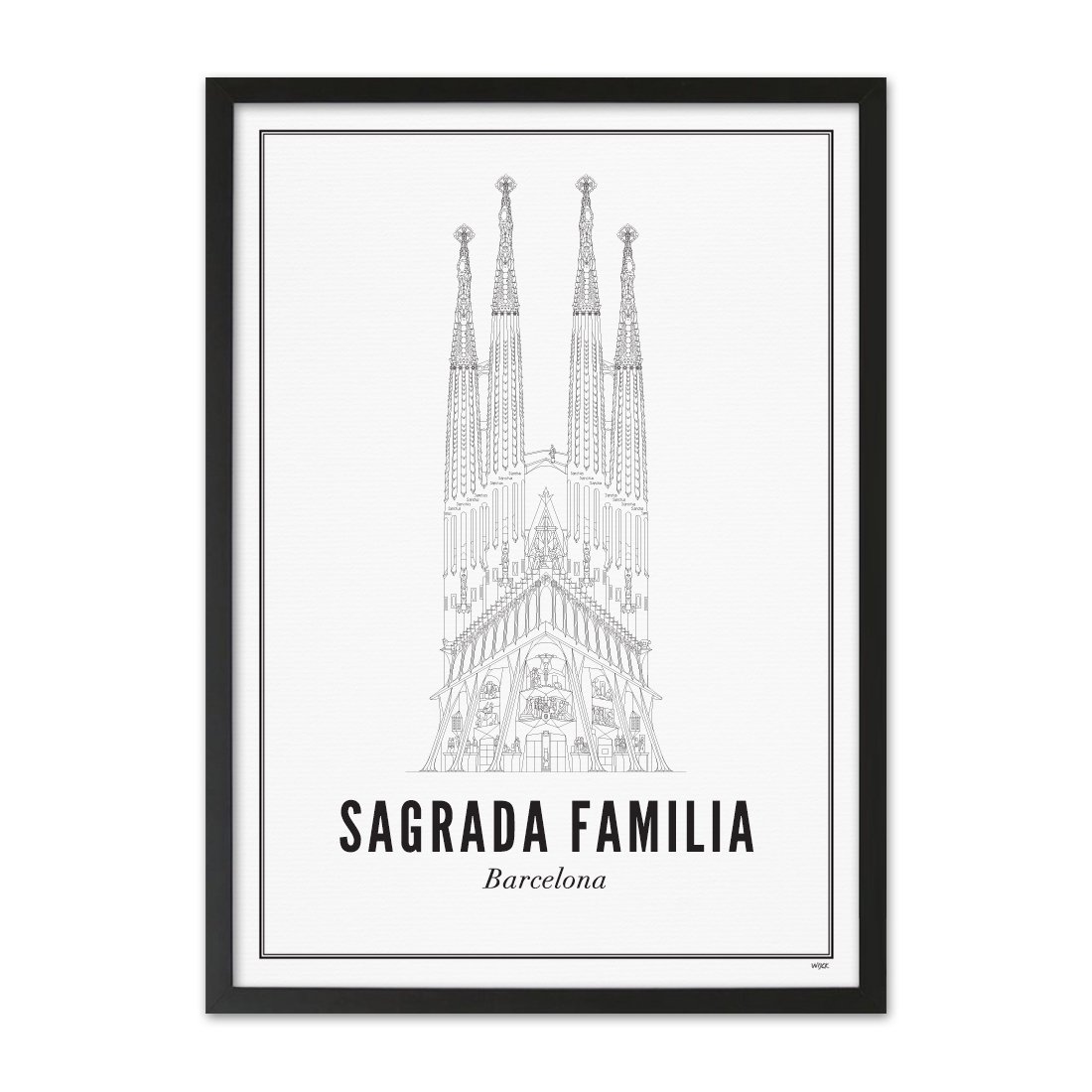 Poster von Barcelona - Sagrada Família | WIJCK.